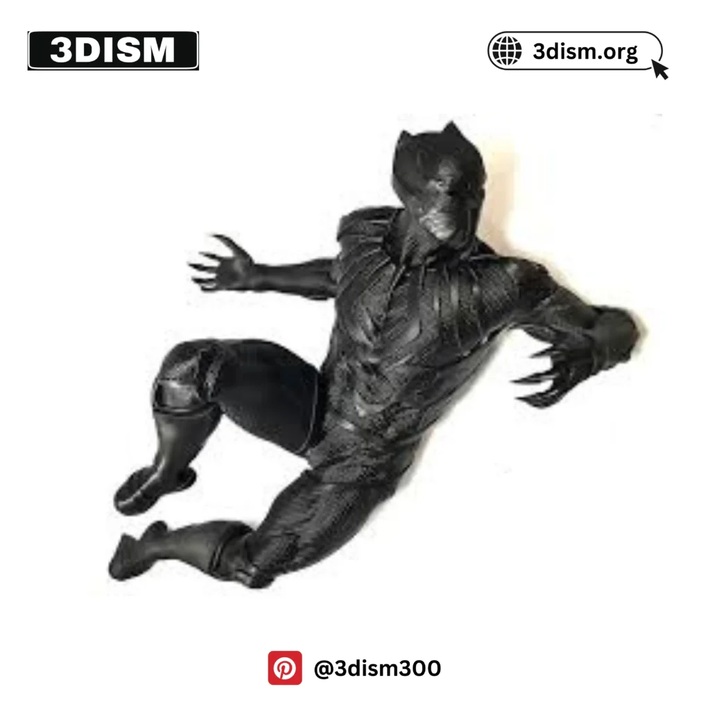 3D-printed Black-panther