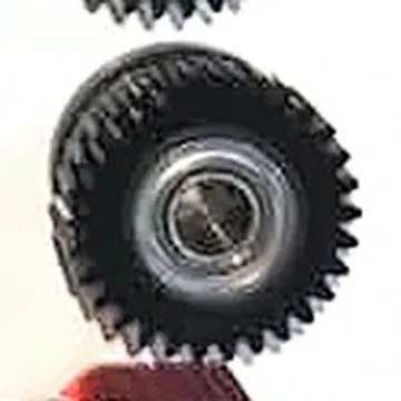 Drive gear with bearing, lower