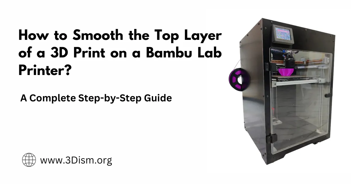 How to Smooth the Top Layer of a 3D Print on a Bambu Lab Printer? A Comprehensive Guide