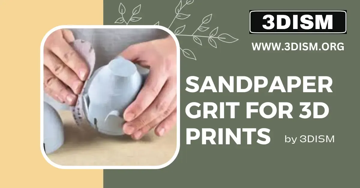 Sandpaper Grit for 3D Prints | How to use Sandpaper on 3D Prints?