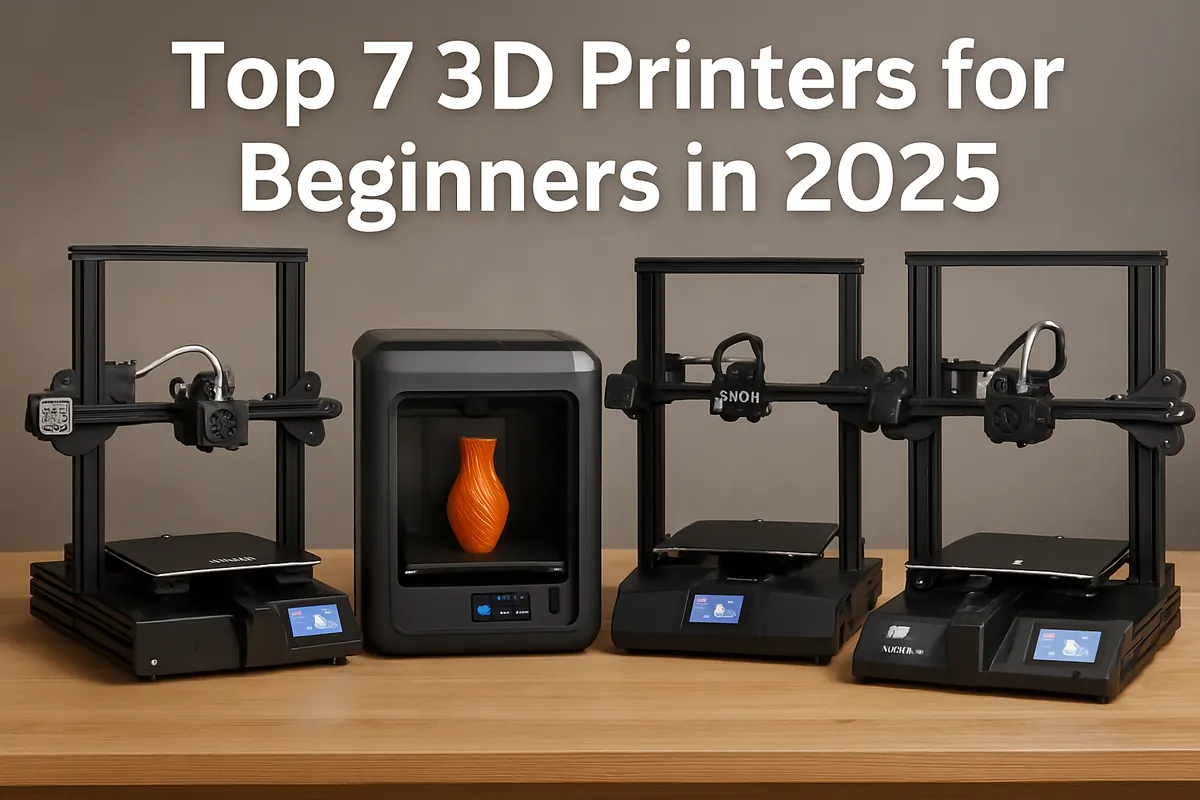 Top 7 3D Printers for Beginners in 2025