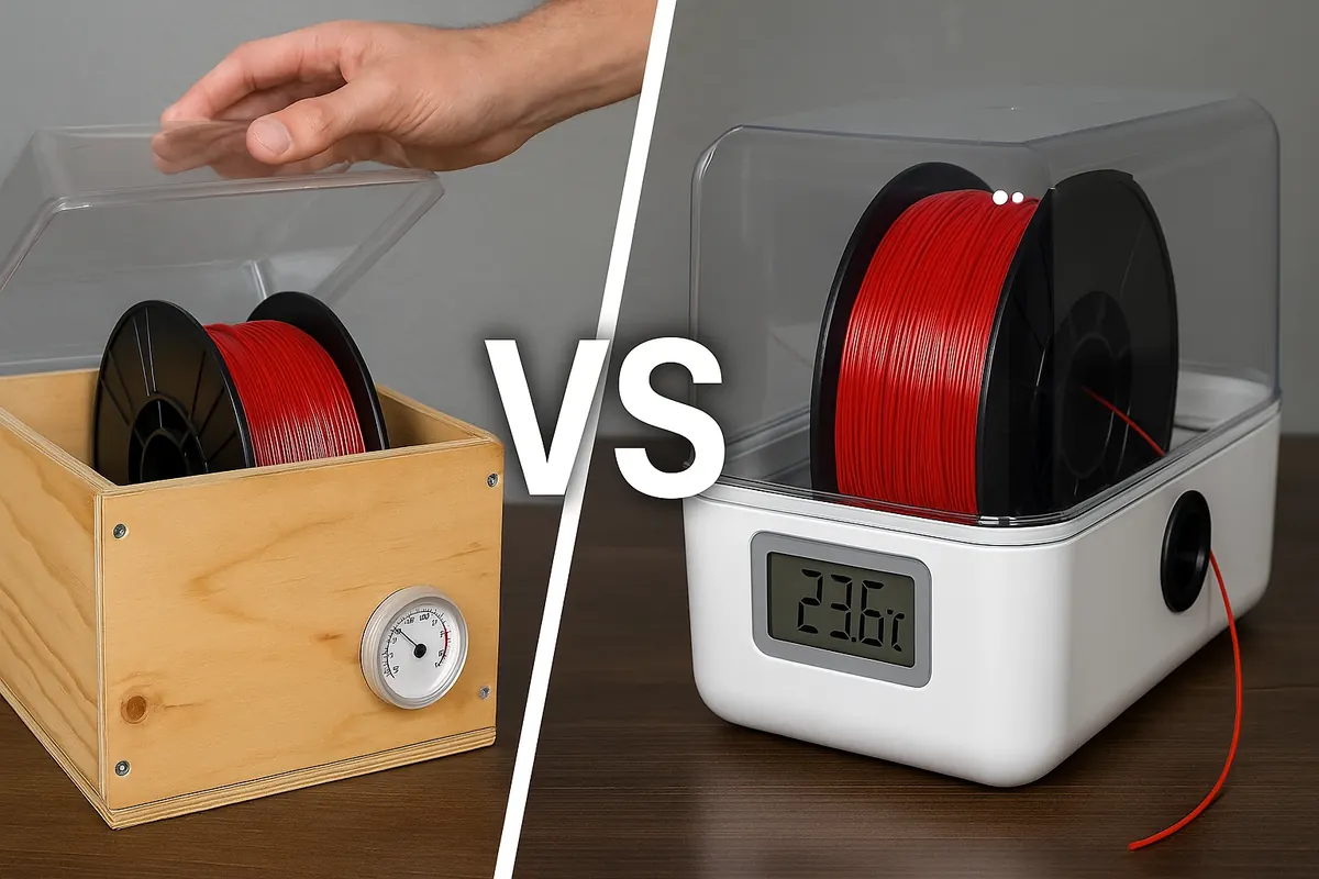 3D Printer Filament Dry Box: DIY vs Buy Comparison