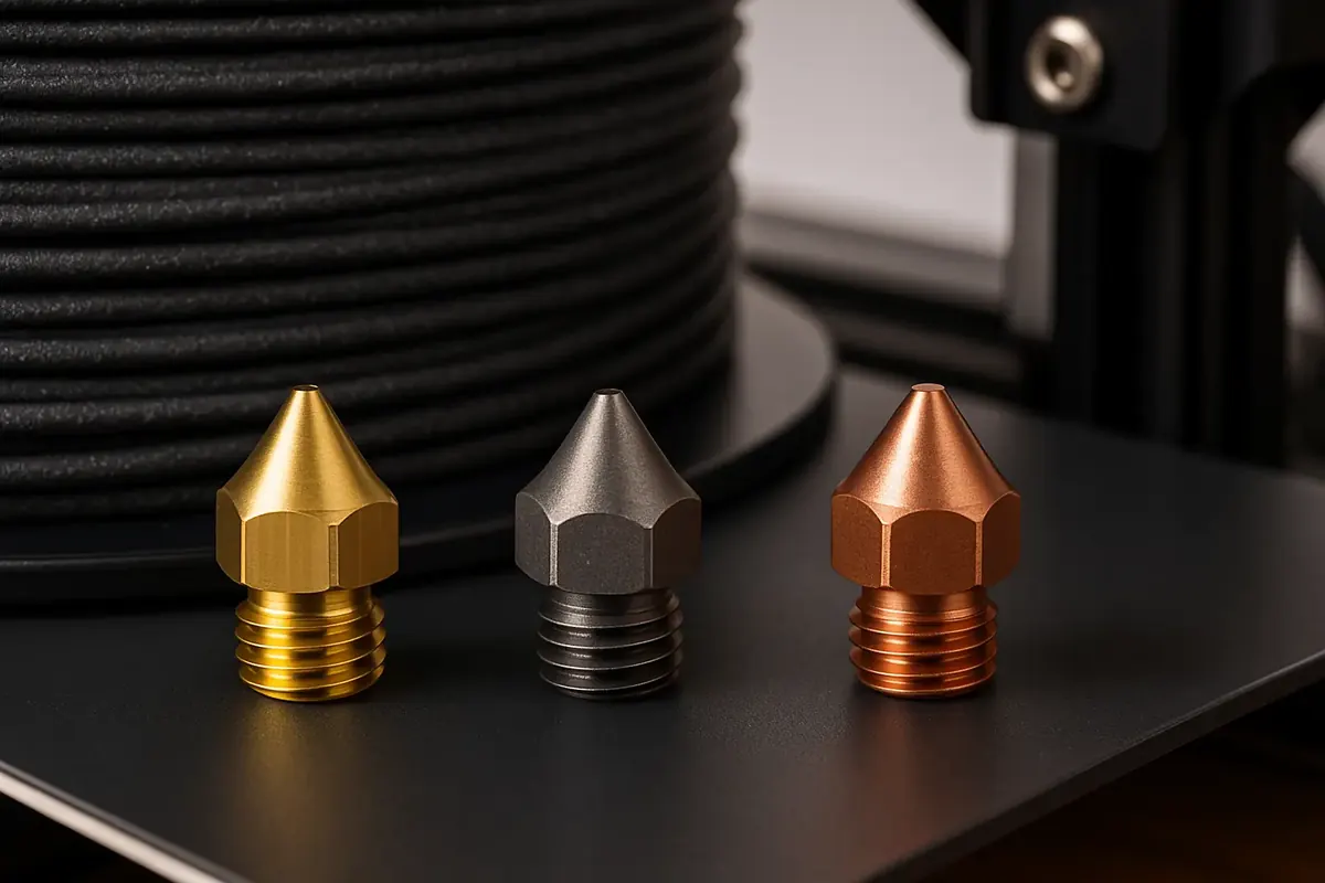 Best Nozzle Materials for Printing Abrasive Filaments