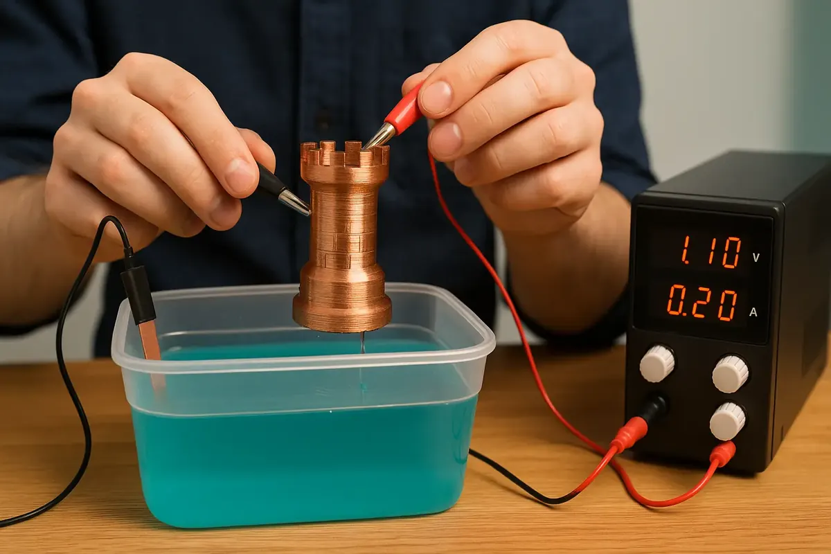 Electroplating 3D Prints at Home: Beginner-Friendly Guide