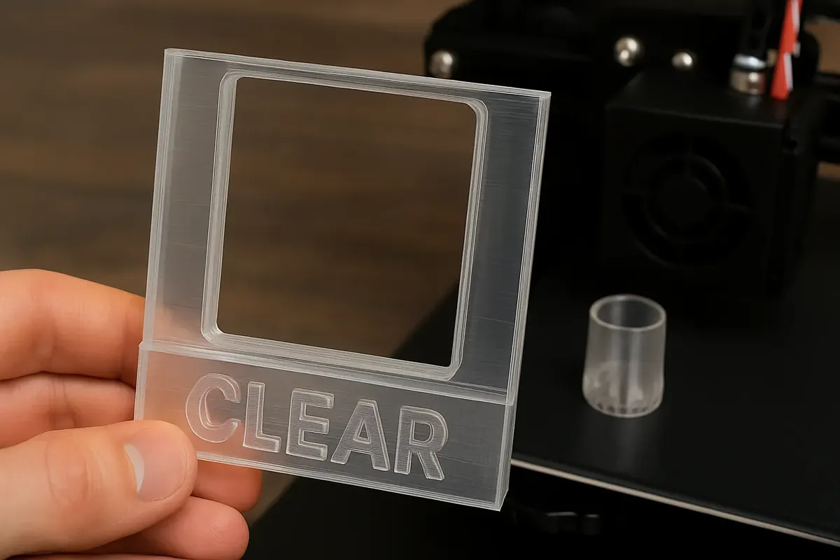 How to 3D Print Transparent Parts With No Yellow Tint