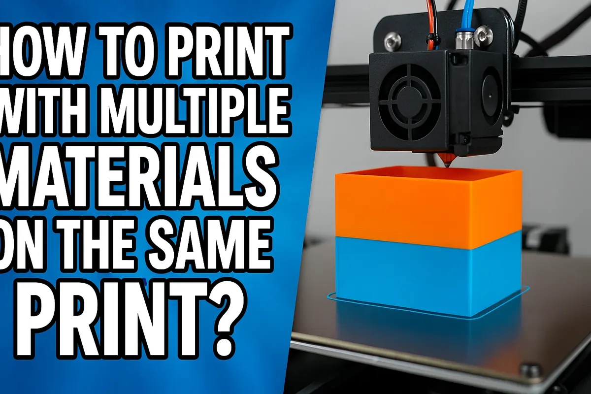 How to Print with Multiple Materials on the Same Print?