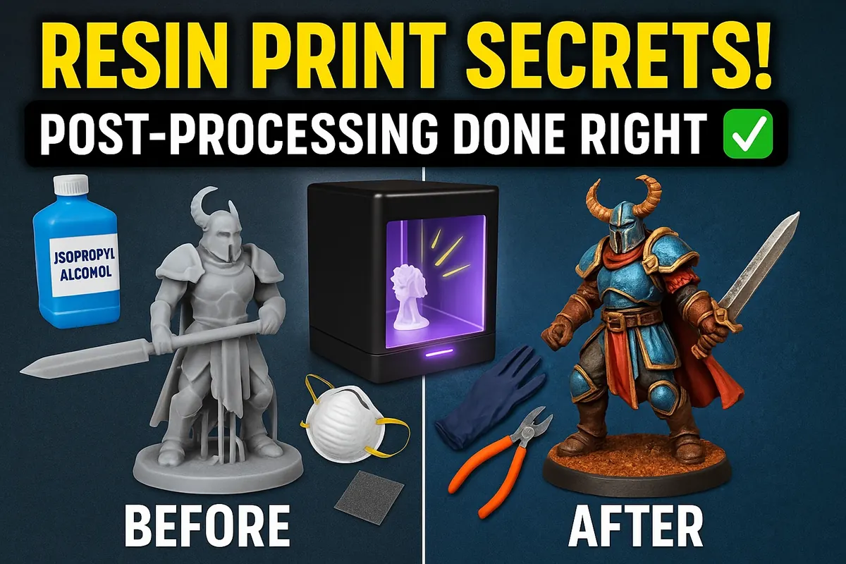What Are the Best Practices for Post-Processing Resin Prints?