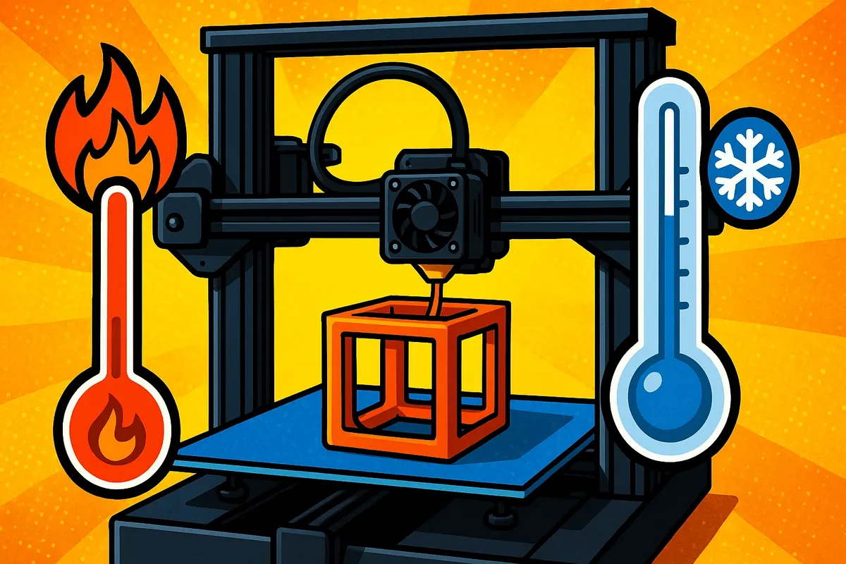 What to Do if 3D Printer Is Printing Too Hot or Too Cold?
