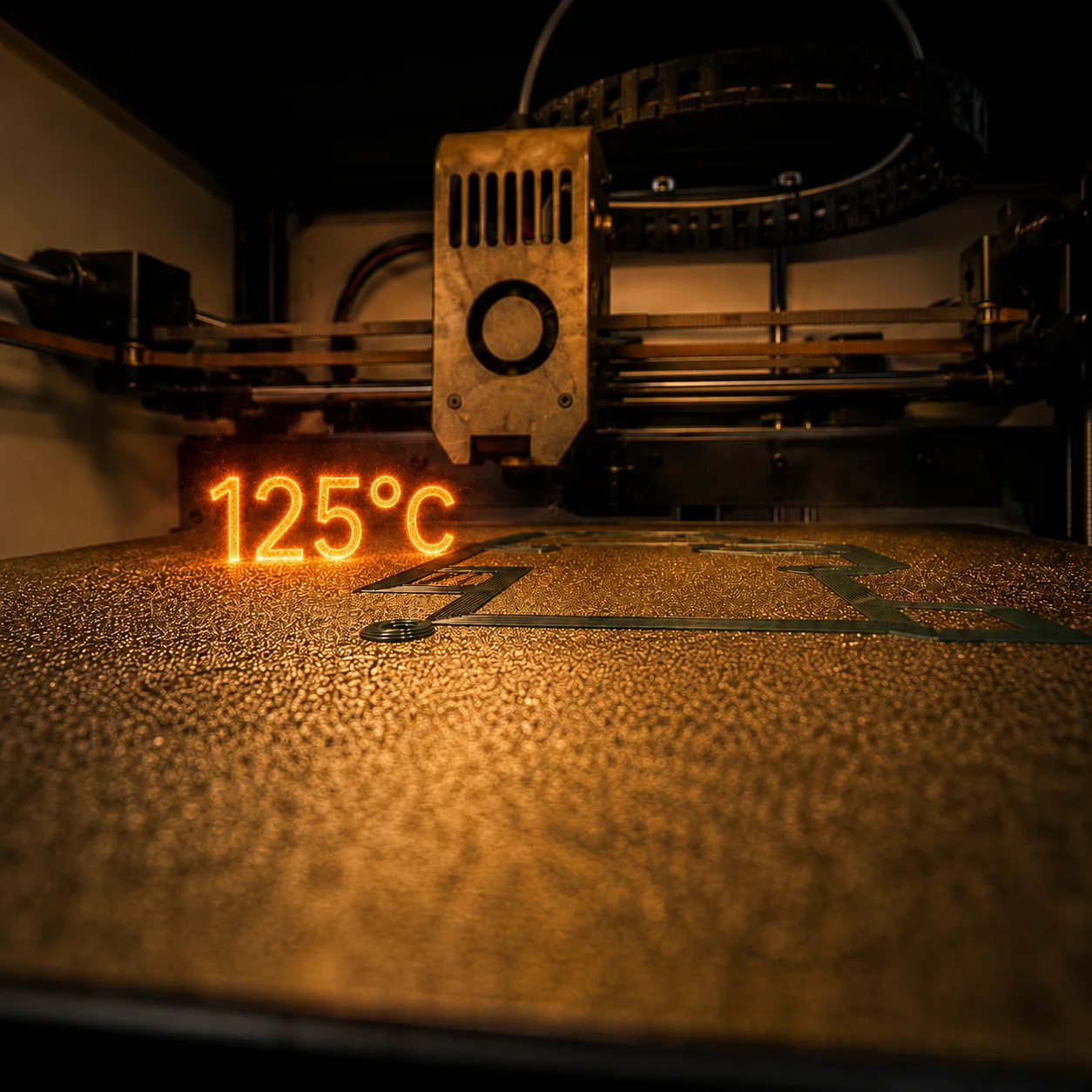 QALAM heated PEI spring-steel build plate