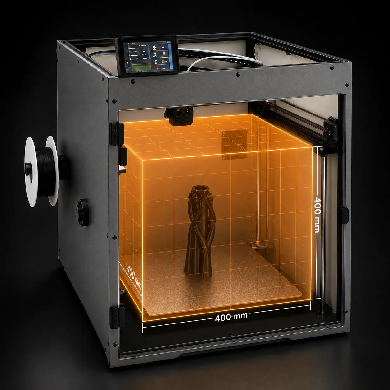 QALAM Pro 400 — 64 litres of enclosed build space