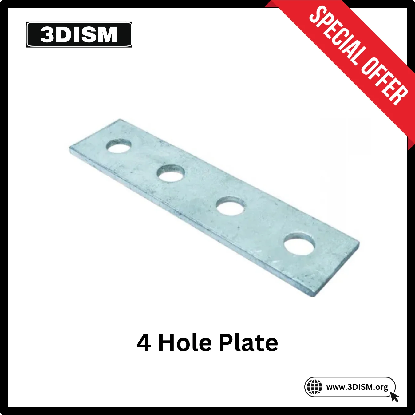 4 Hole Plate