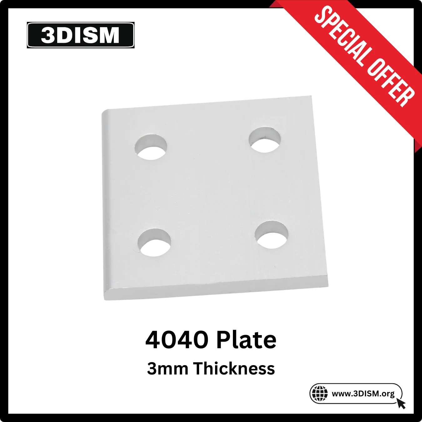 4040 Plate for V-Slot (3mm)