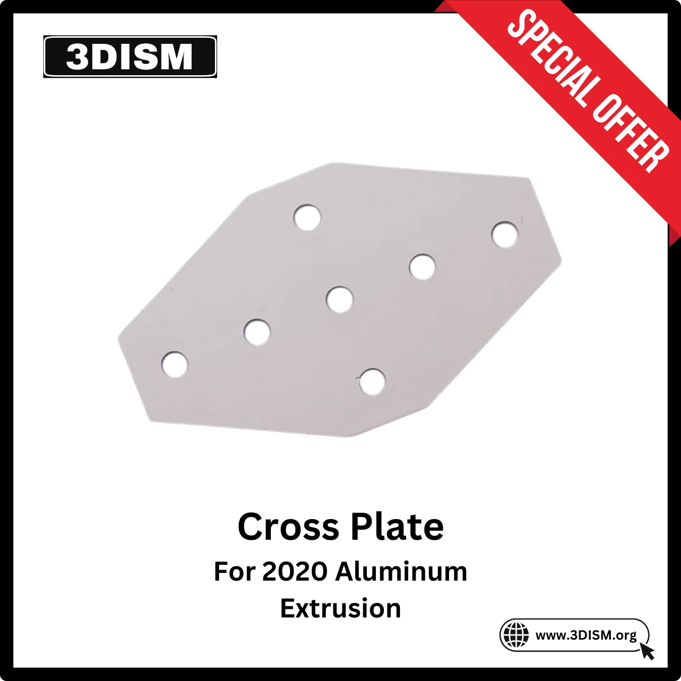 Cross Plate For 2020 Aluminum Extrusion