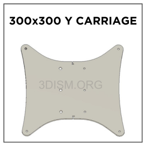 300x300 Y carriage plate