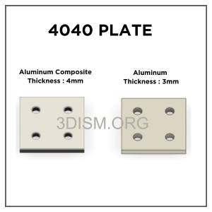 4040 Plate Aluminum Composite Thickness 3mm & 4mm
