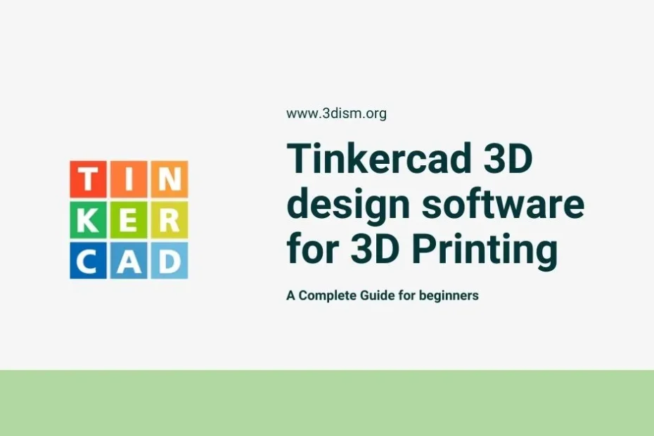 Tinkercad 3D design software for 3D Printing