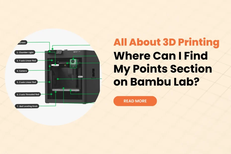 Where Can I Find My Points Section on Bambu Lab?