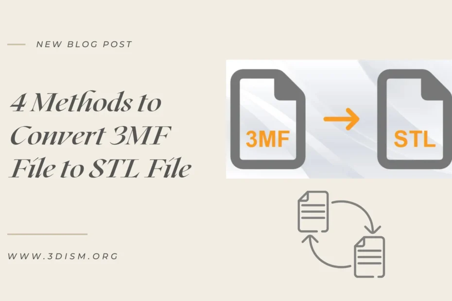 4 Methods to Convert 3MF File to STL File