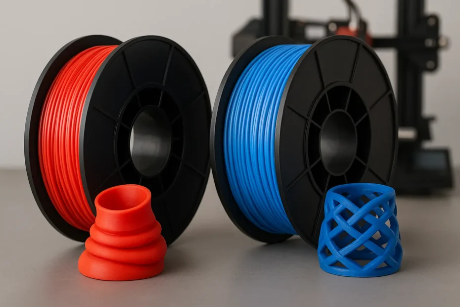 Best Flexible Filaments (TPU vs TPE Comparison & Print Tips)