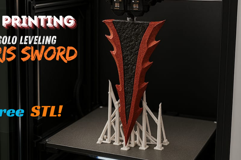 How to 3D Print Igris Sword (Solo Leveling)
