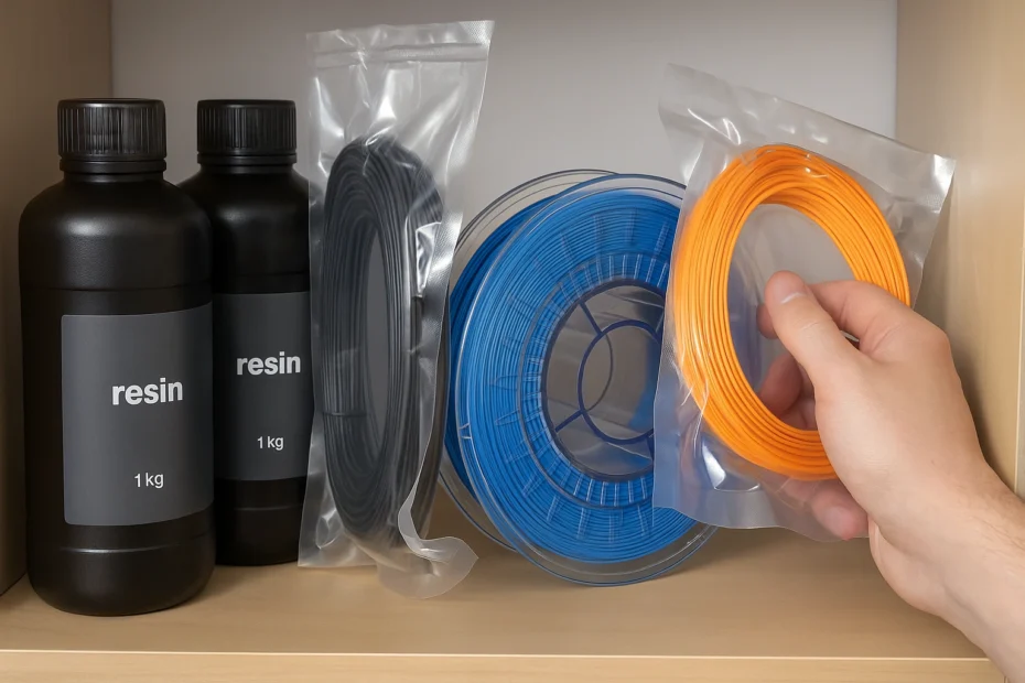 How to Properly Store Resin and Filament to Avoid Failures