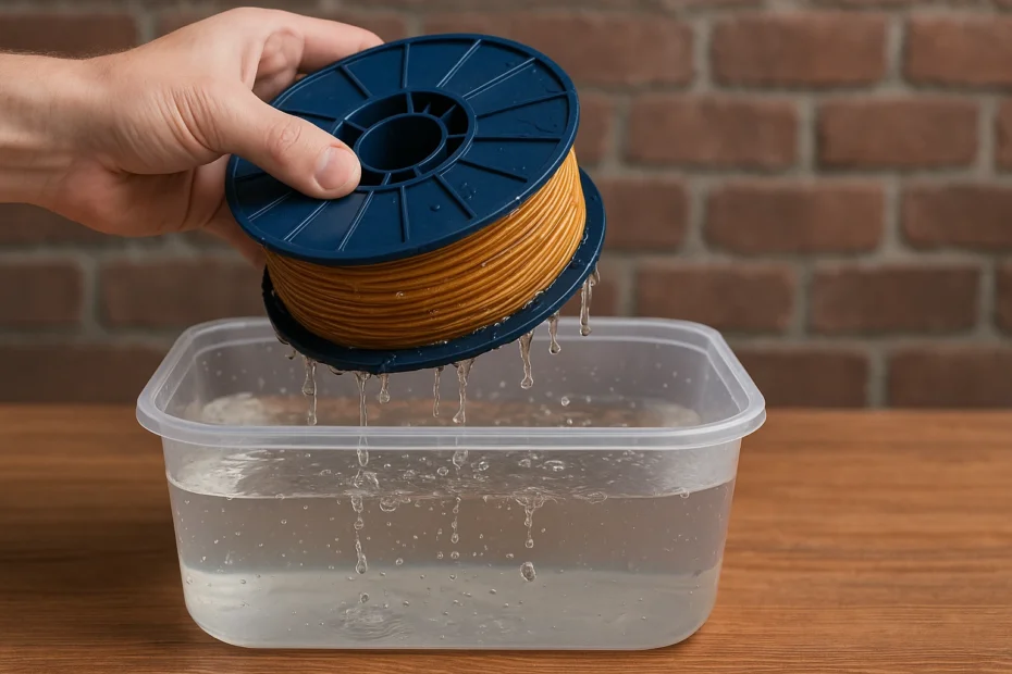 How to Rescue Water-Soaked Filament Step-by-Step