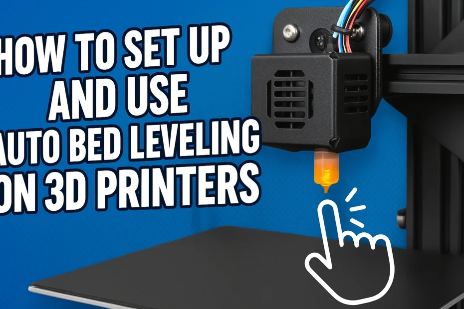 How to Set Up and Use Auto Bed Leveling on 3D Printers