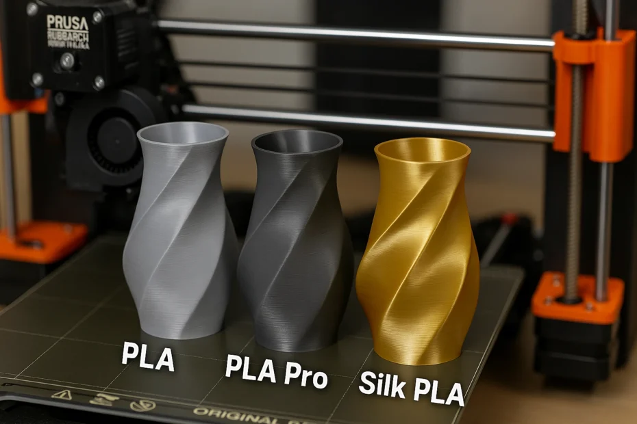 PLA, PLA Pro, and Silk PLA Whats the Real Difference